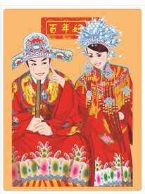 卡通婚礼
