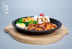 鸡排饭 盖饭 美食