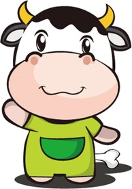 卡通奶牛