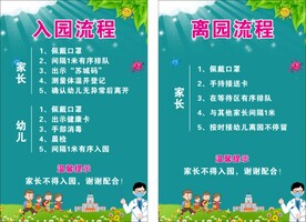 新冠病毒期间入园与离园流程