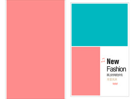 儿童摄影相册竖版模板 