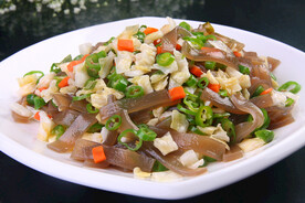 泡菜炒苕皮