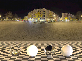 C4D城市街道贴图HDR贴图