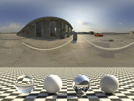 C4D城市街道贴图HDR贴图