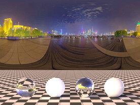 C4D城市街道贴图HDR贴图