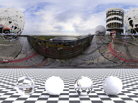 C4D城市街道贴图HDR贴图