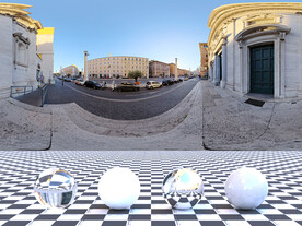 C4D城市街道贴图HDR贴图