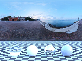 C4D城市街道贴图HDR贴图