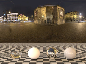 C4D城市街道贴图HDR贴图