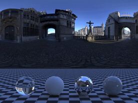 C4D城市街道贴图HDR贴图