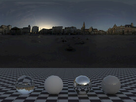 C4D城市街道贴图HDR贴图