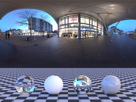 C4D城市街道贴图HDR贴图