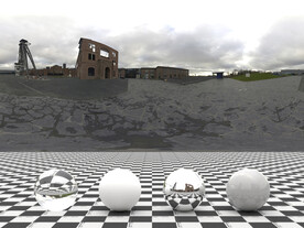 C4D城市街道贴图HDR贴图