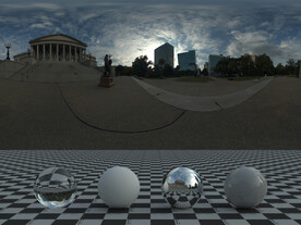 C4D城市街道贴图HDR贴图