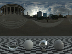 C4D城市街道贴图HDR贴图