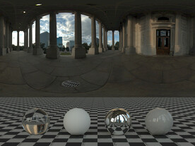 C4D城市街道贴图HDR贴图