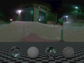 C4D城市夜景贴图HDR贴图