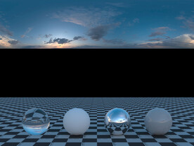 C4D天空贴图HDR贴图