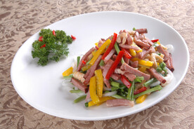 虾干炒腊肉