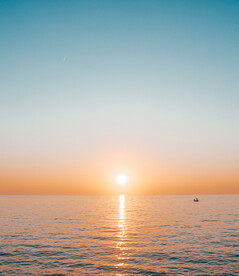 海上日落