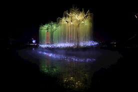 夜游景观 树灯光 夜景灯光 