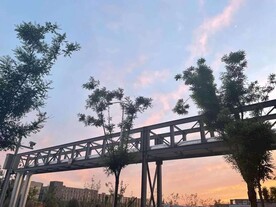 桥上的黄昏