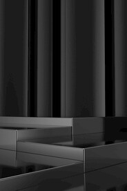 黑色质感展台背景