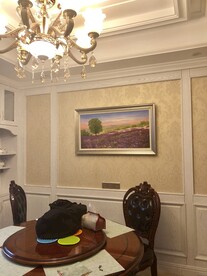 餐厅油画实景拍摄