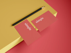 名片铅笔样机
