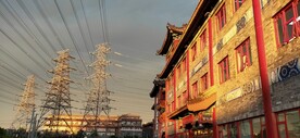 雨后古建