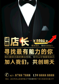 创意招聘海报