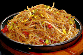 豆芽炒粉条