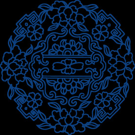 中国风古典青花瓷图案