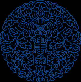 中国风古典青花瓷图案