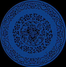 中国风古典青花瓷图案