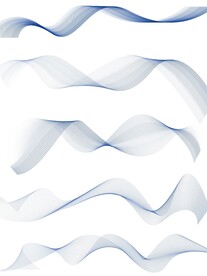 科技感线条 流动元素 飘带