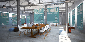 办公室内广告样机