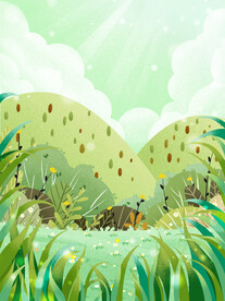 绿色植物背景