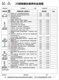 23项保养流程