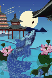 国潮插画