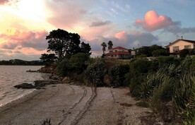 奥克兰海滨小镇风景