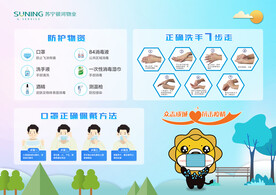 防疫戴口罩洗手图片