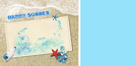 儿童方版 大海 影楼模板 旅游