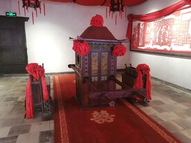 秋瑾故居 结婚 喜庆 蜡像 