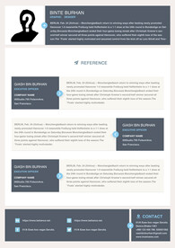 高逼格个人精美简历模板