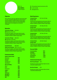 高逼格个人精美简历模板