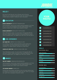 高逼格个人精美简历模板