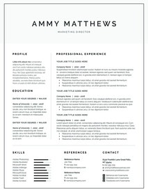 个人精美简历模板