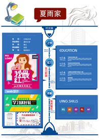 高逼格个人精美简历模板