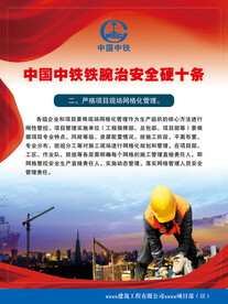 中国中铁铁腕治安全硬十条